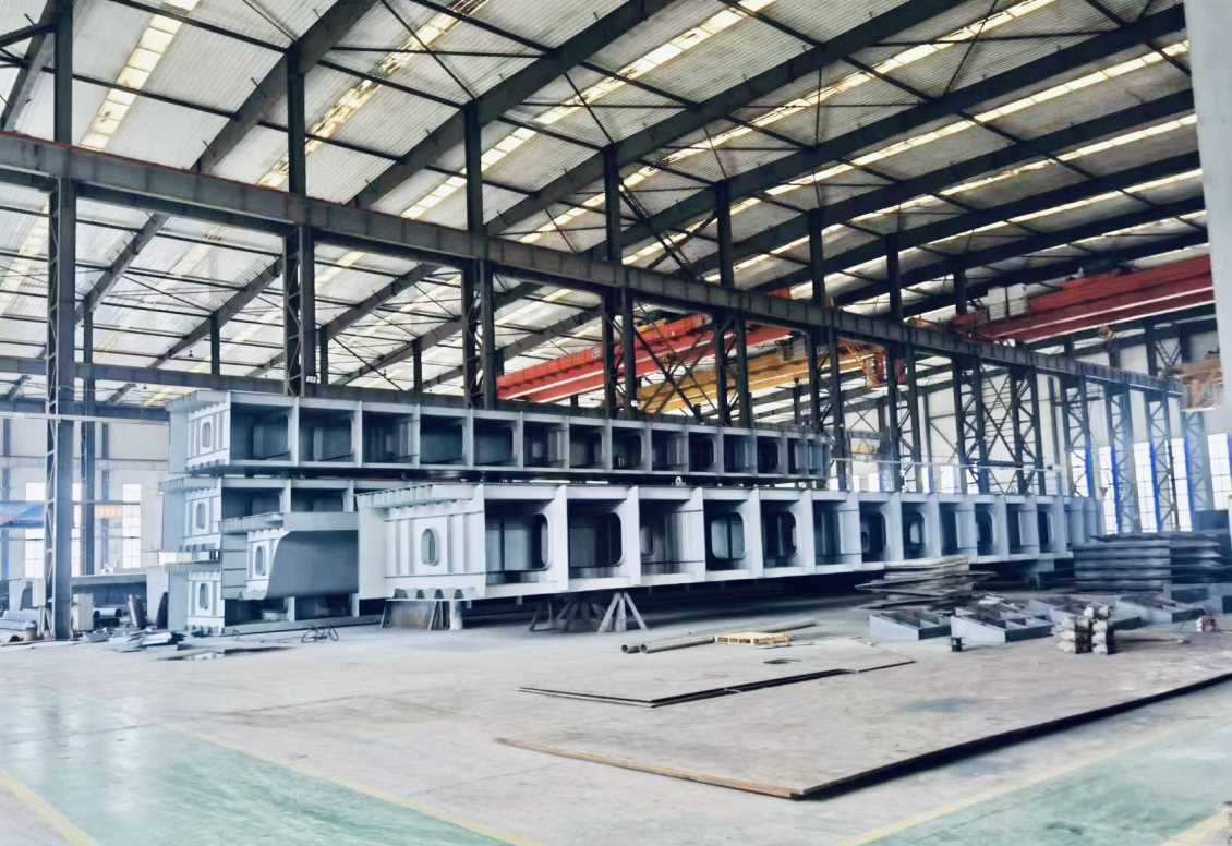 钢结构施工现场